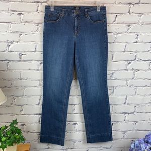 Jones New York Lexington Straight Leg Jeans 12
